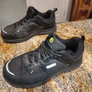 FitVille Black Safety Shoes Size 11W Model MT-LTSTCV120240112M